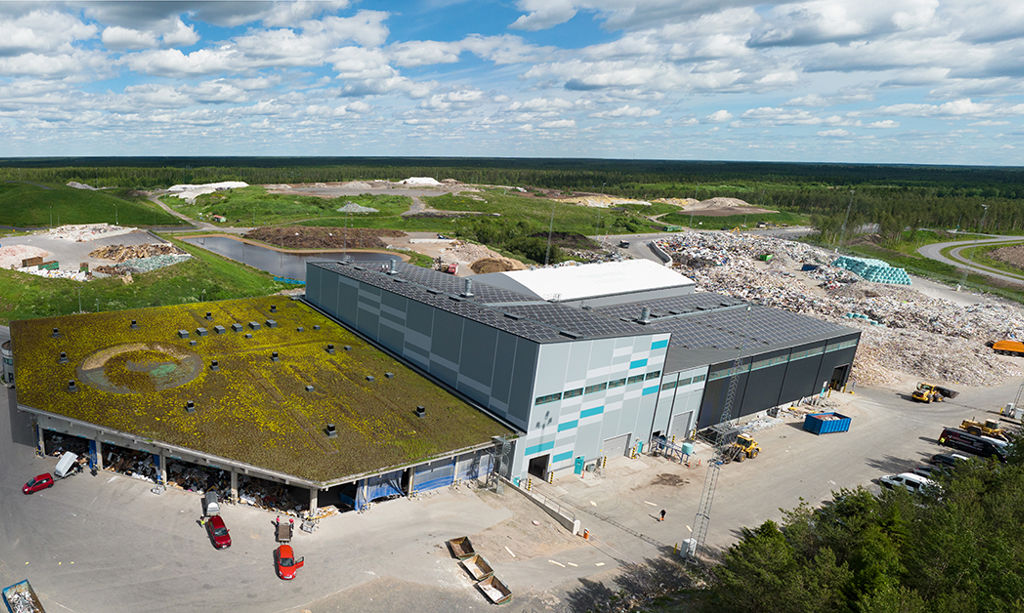 Syklo Oy´s waste sorting plant in Rusko